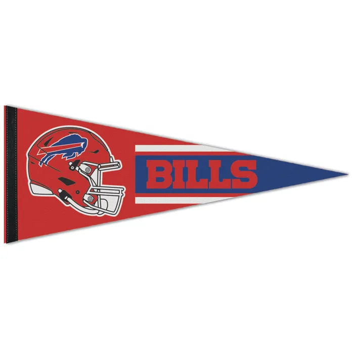 Buffalo Bills Red Helmet Premium Pennant