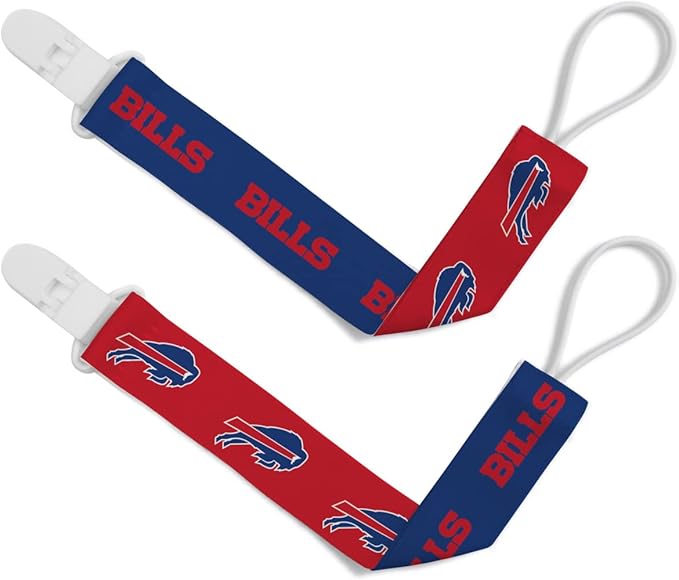 Buffalo Bills Pacifier Clip 2-Pack