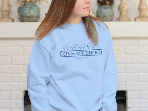 PREORDER SALE - Love My Herd - THREE CHILDREN - Crew Neck Sweatshirt