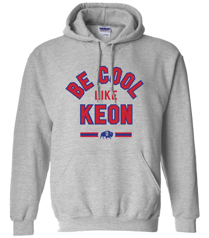 Be Cool like Keon - Grey - Adult Hoodie