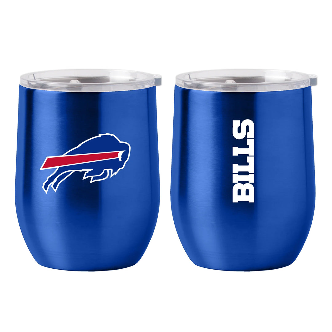 Buffalo Bills - 16oz Stainless Steel Curved Beverage Tumbler