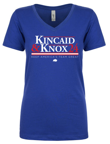 PREORDER SALE - Kincaid & Knox- Ladies Fitted V neck