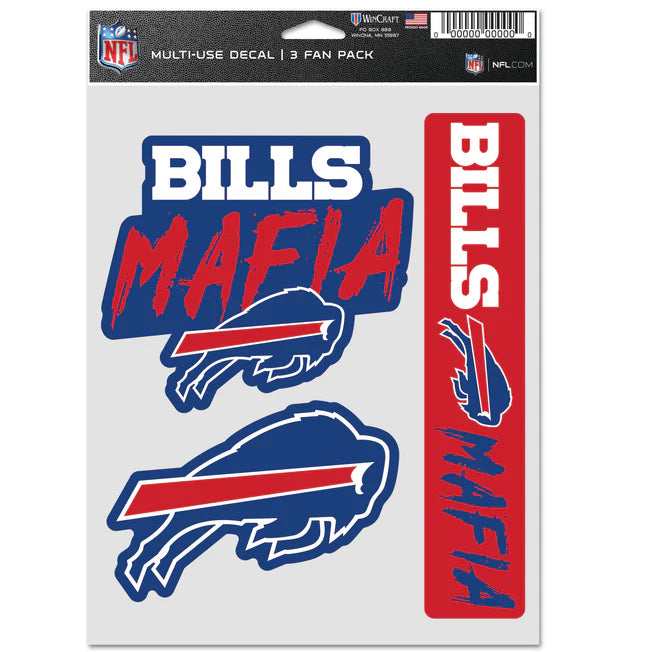 Buffalo Bills Mafia 3 Decal Pack