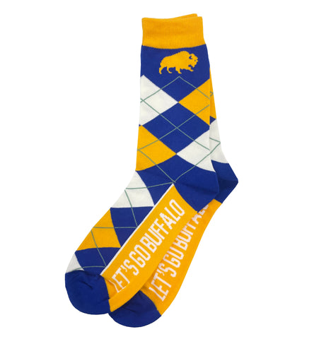 Buffalo Argyle Socks - Gold