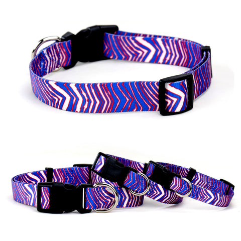 Mafia Stripes Dog Collar