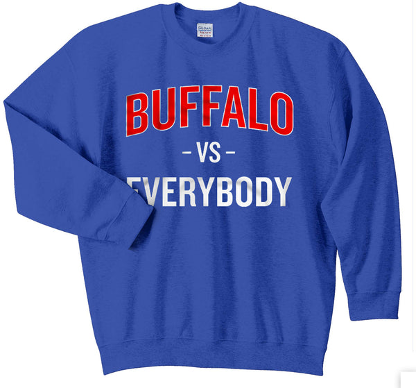 Buffalo vs Everybody - Crew Neck Sweatshirt