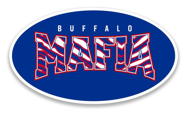 Buffalo Mafia Oval removable sticker