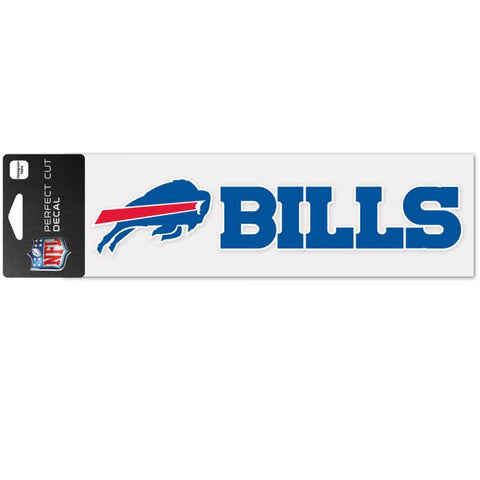 Buffalo Bills Wordmark Design Perfect Cut Decals 3" X 10"