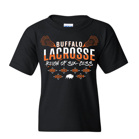 REIGN OF SIX-CESS LAX - Youth Kids T shirt