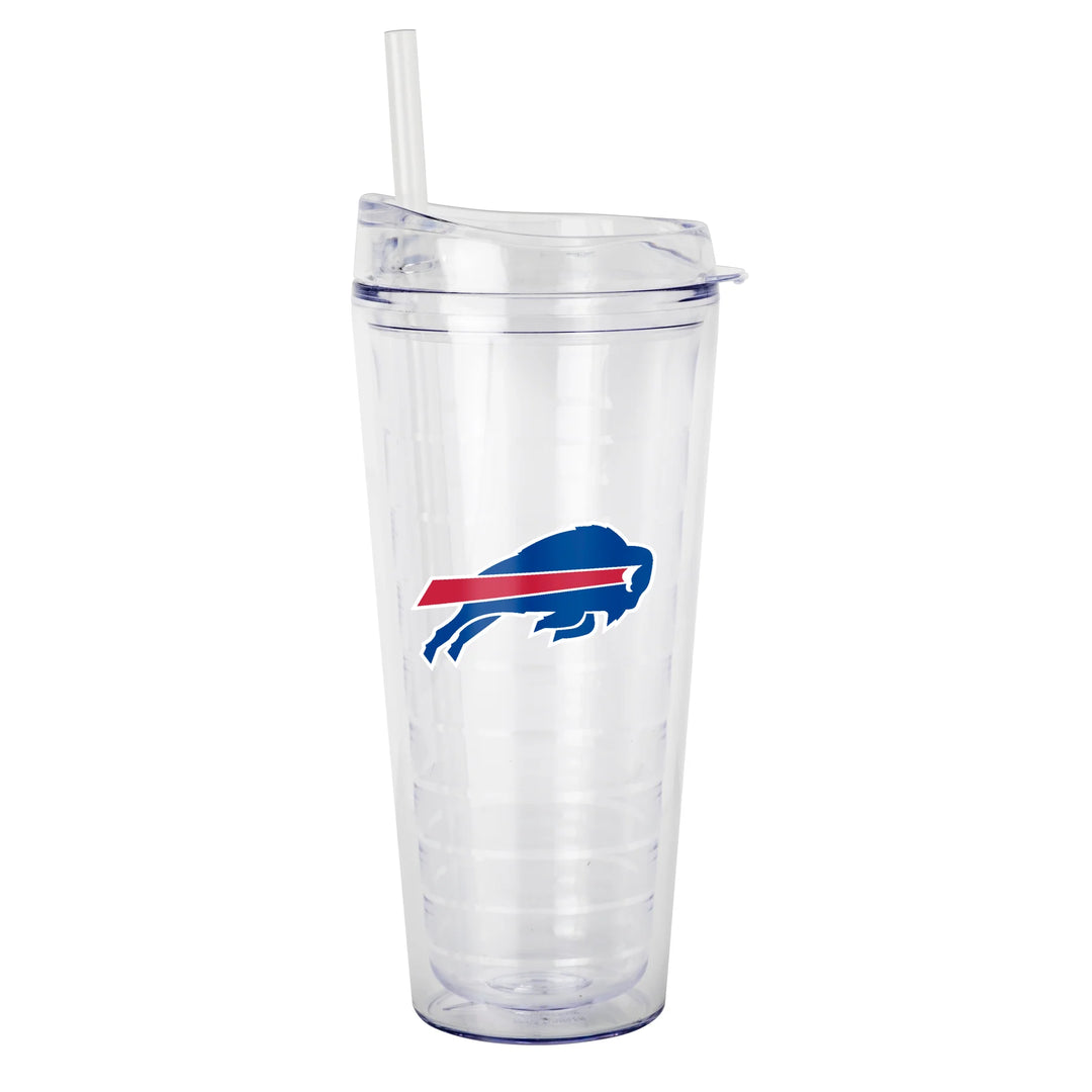 Buffalo Bills - 22oz Flipside Double Wall Clear Tumbler