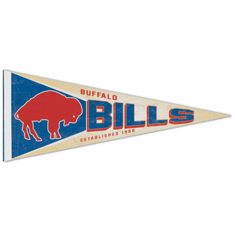 Buffalo Bills/Classic Logo Retro Premium Pennant