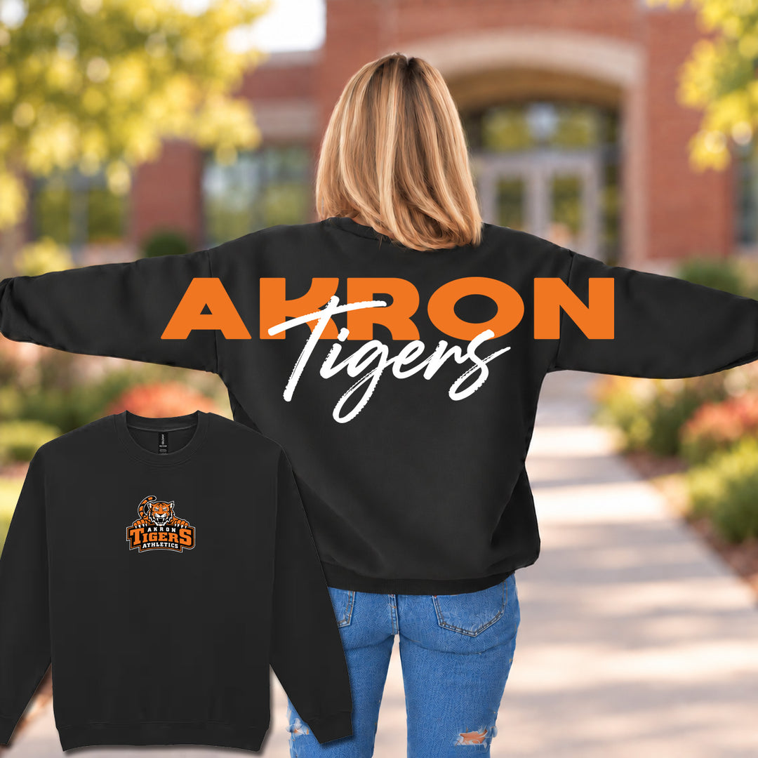 Akron Tigers Wingspan  - Crewneck Sweatshirt