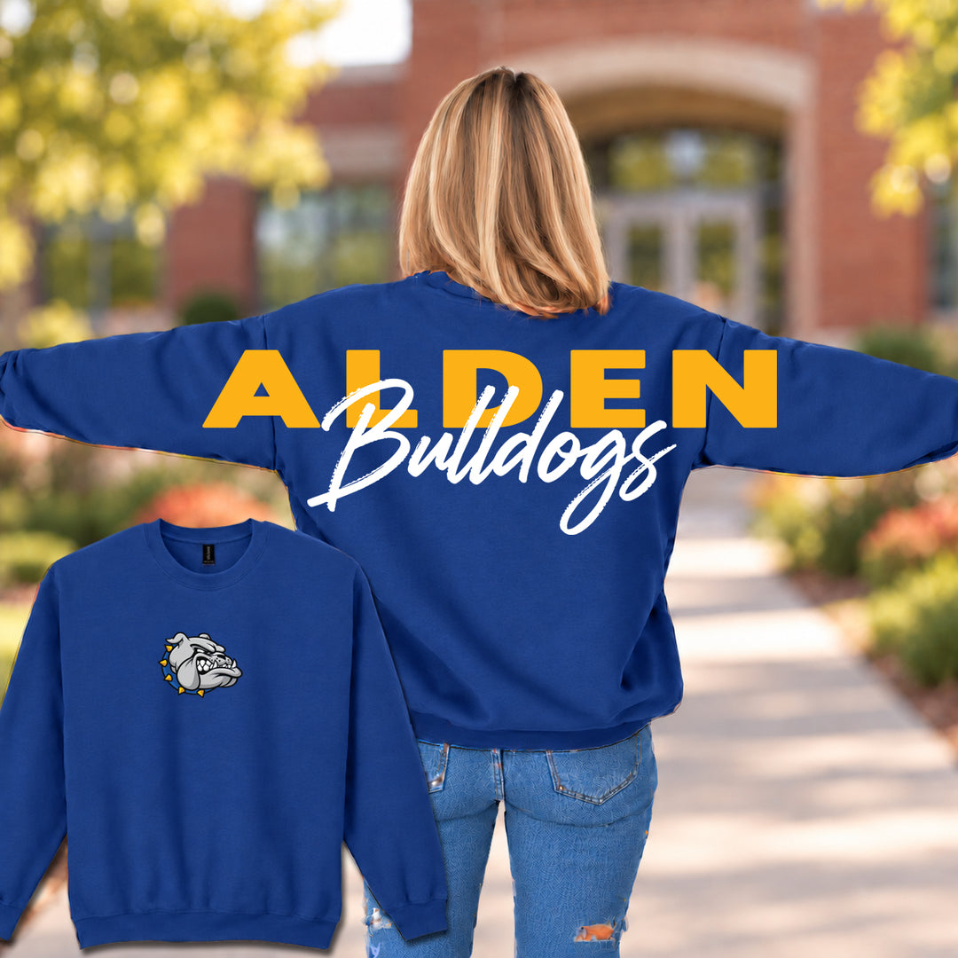 Alden Bulldogs Wingspan  - Crewneck Sweatshirt