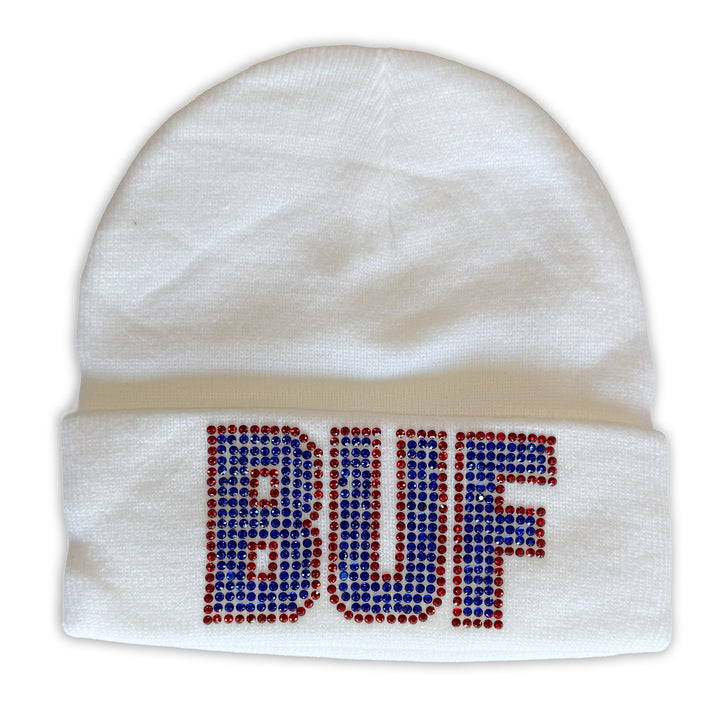 BUF Sparkle Knit Winter Hat - White