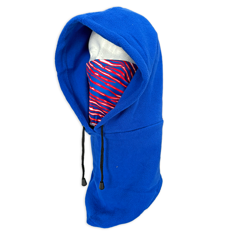 Fleece Drawstring Hooded Gaiter