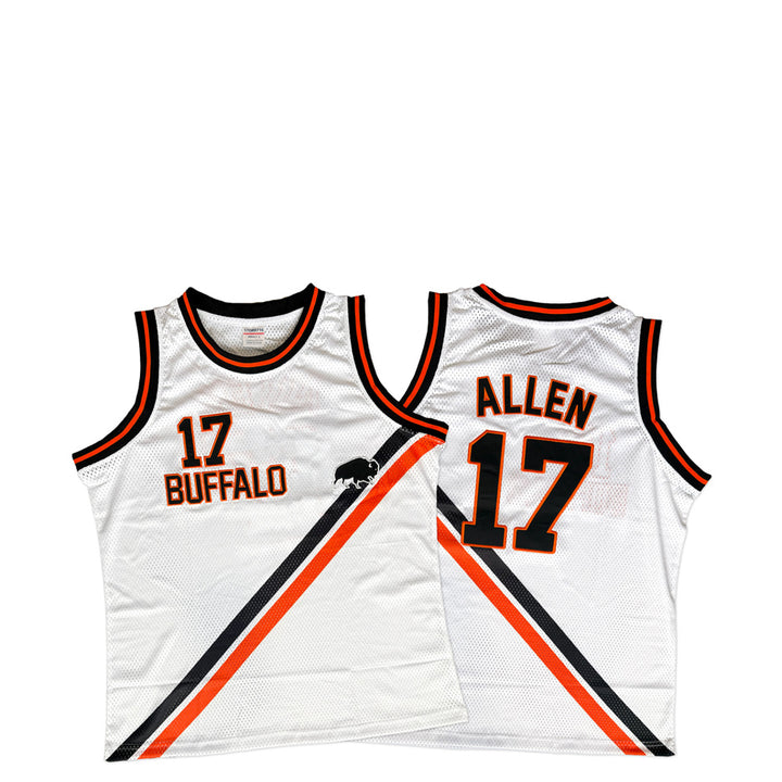Buffalo White Basketball Jersey YOUTH - Allen