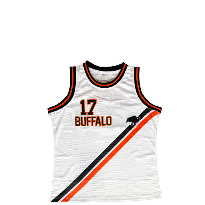Buffalo White Basketball Jersey YOUTH - Allen