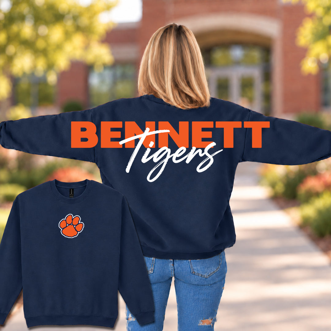 Bennett Tigers Wingspan - Crewneck Sweatshirt