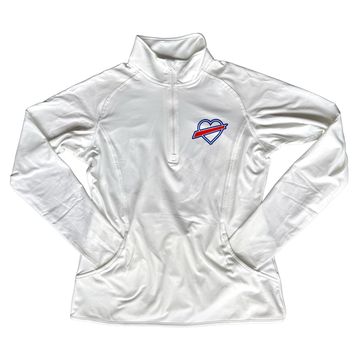 Buffalo Heart Ladies Dryfit 1/4 Zip Pullover