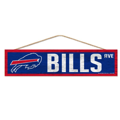 Buffalo Bills Wood Sign-with Rope