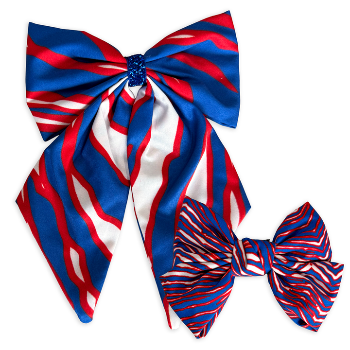 Mafia Stripes Hair Bows