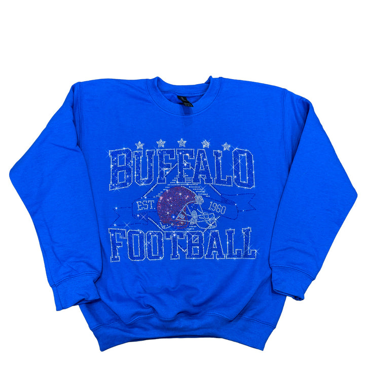 Buffalo Classic Football Sparkle Crew YOUTH