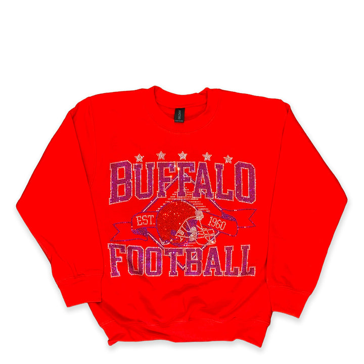 Buffalo Classic Football Sparkle Crew YOUTH