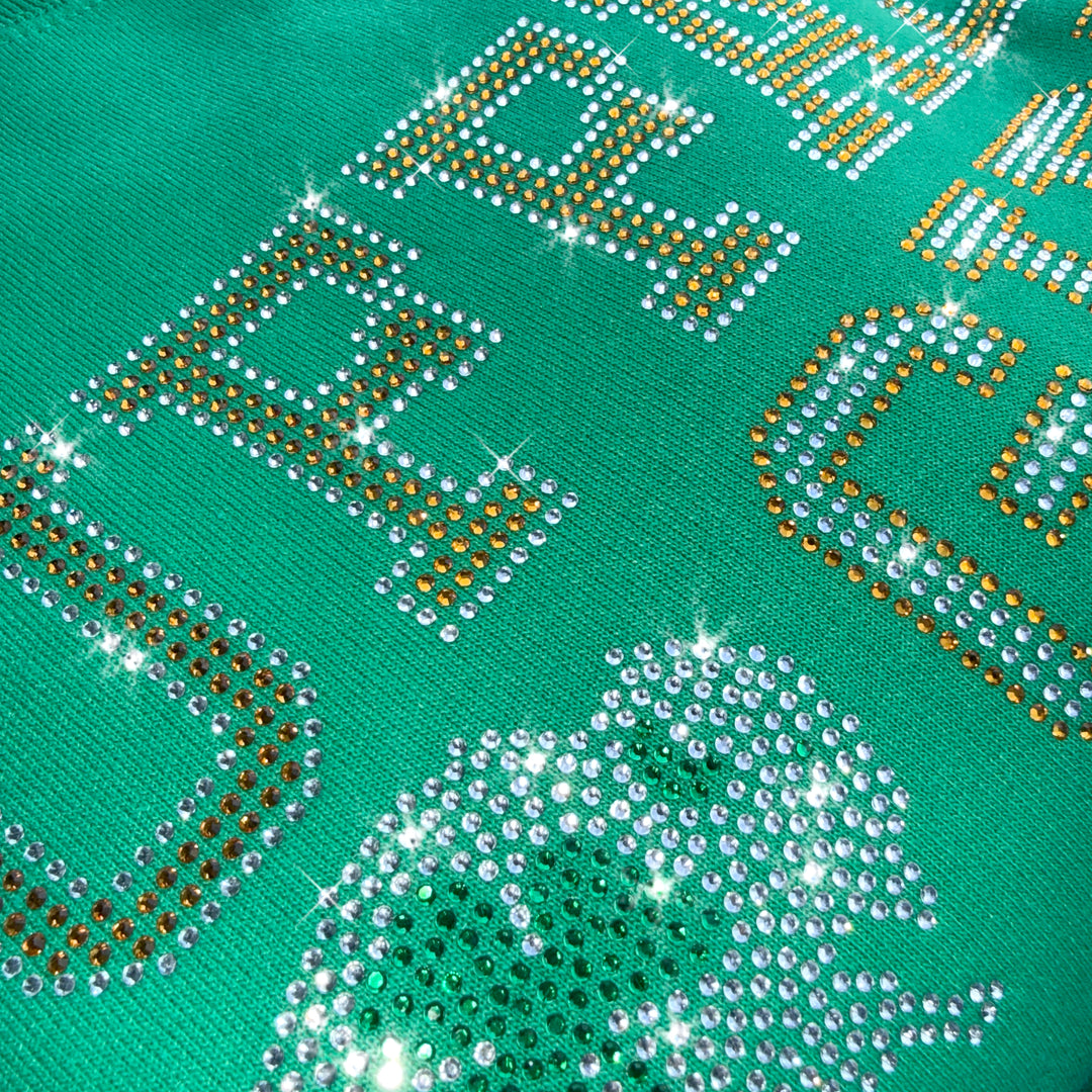 NEW - Buffalo Girl Sparkle Crew - Irish