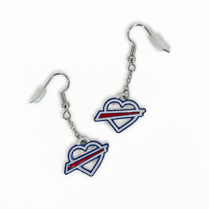 Buffalo Heart Earrings