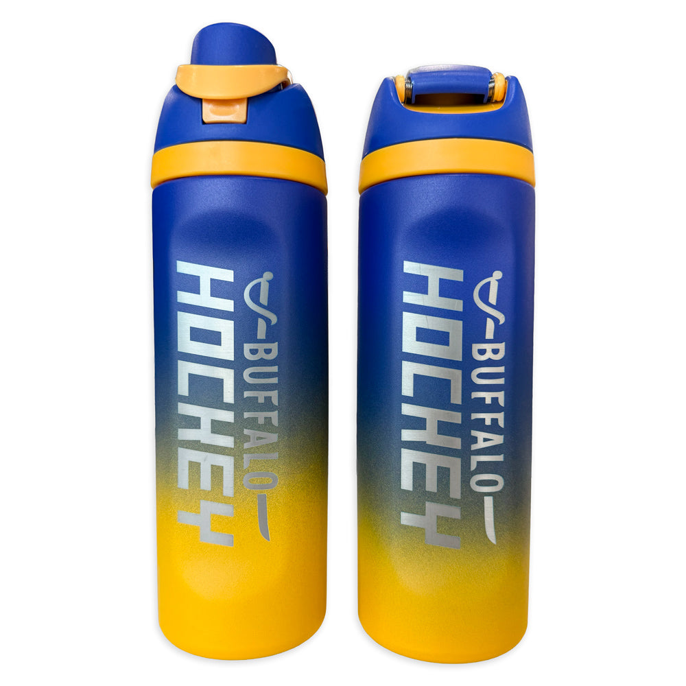 Buffalo Hockey Fade - 22oz Stainless Steel Water Bottle