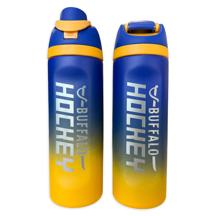 Buffalo Hockey Fade - 22oz Stainless Steel Water Bottle