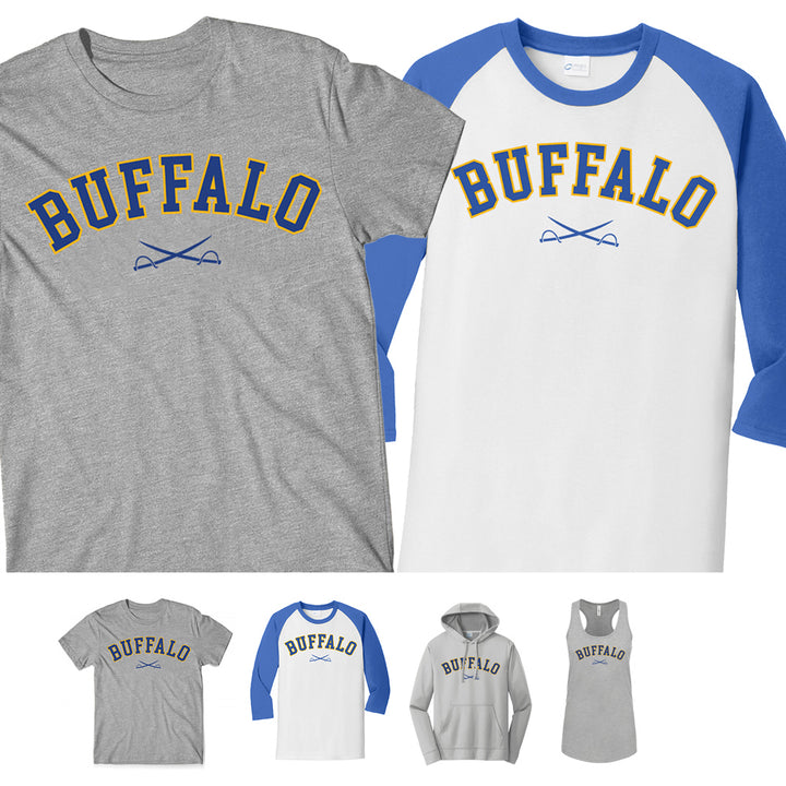 Buffalo Hockey - Blue & Gold Arch
