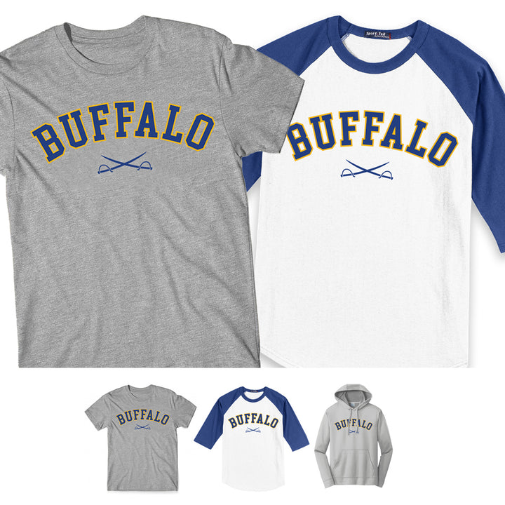 Buffalo Hockey - Blue & Gold Arch