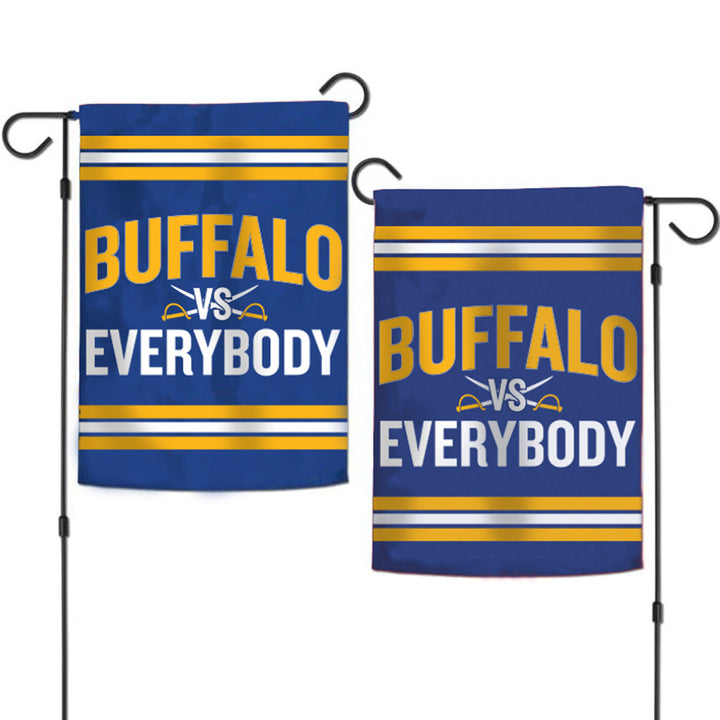 Buffalo Vs Everybody Garden Flag