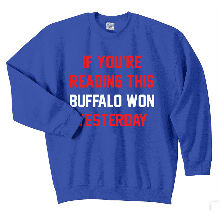 Buffalo Won Yesterday