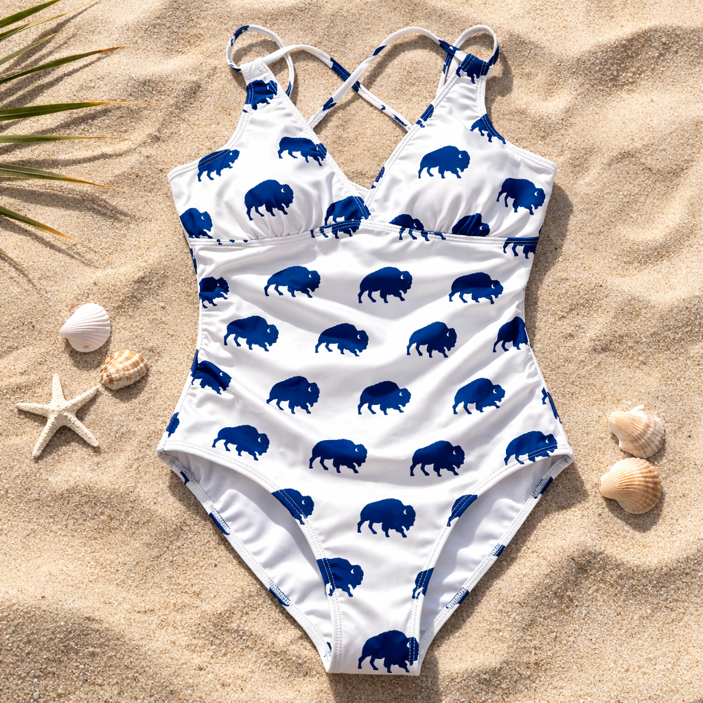 White Buffalo Ladies Swimsuit