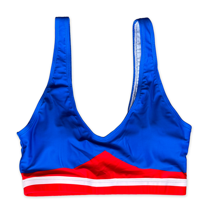 Buffalo Color Block Ladies Two Piece Swimsuit