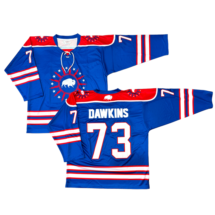 Buffalo Bolt Hockey Jersey - DAWKINS 73