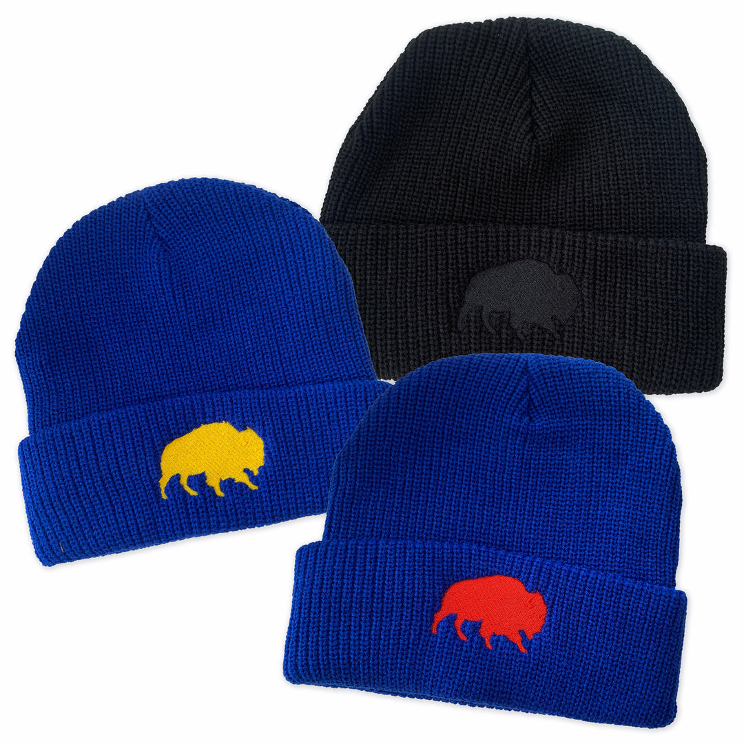 Buffalo Embroidered Buffalo Knit Winter Hat