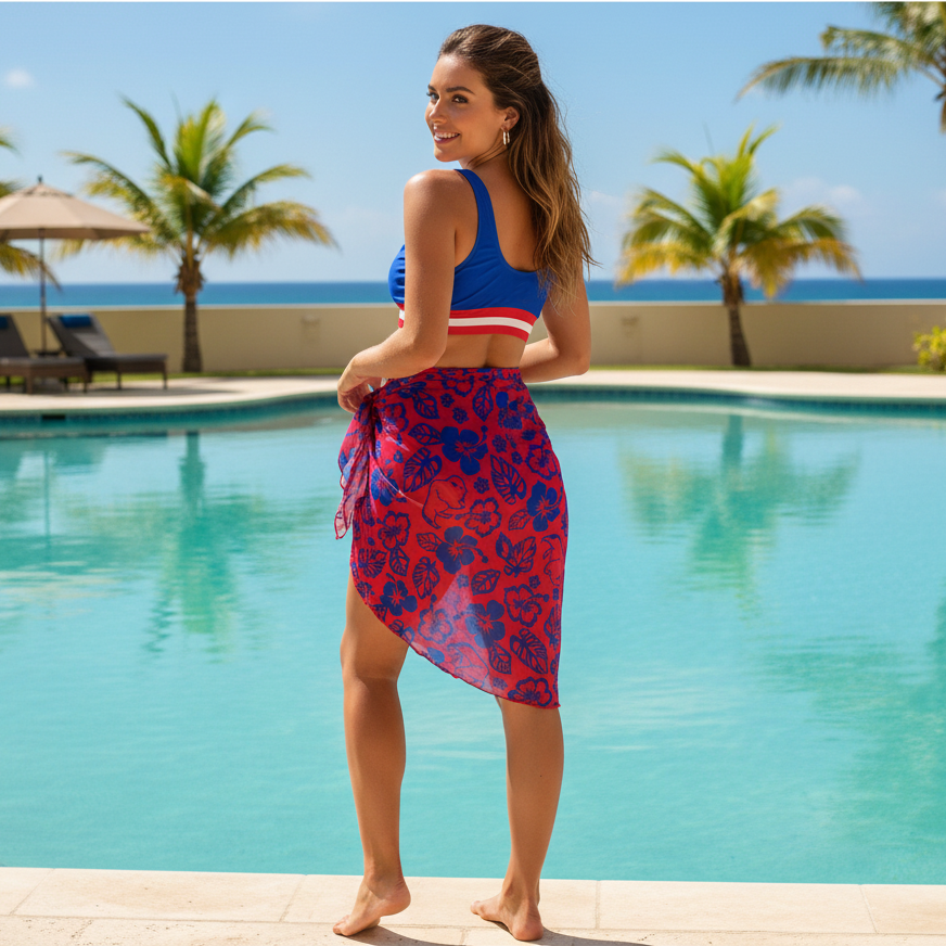 Buffalo Aloha Ladies Cover Up