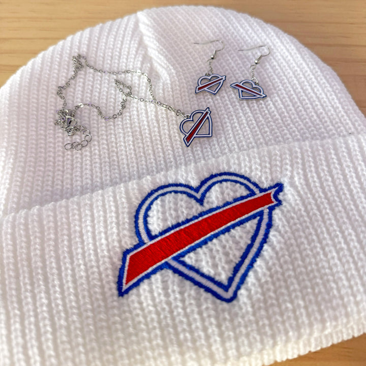 Buffalo Heart Earrings