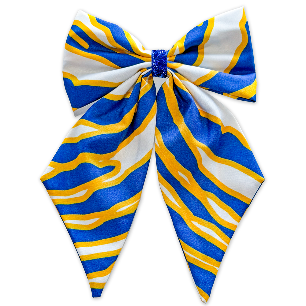 Hockey Stripes Hair Bows