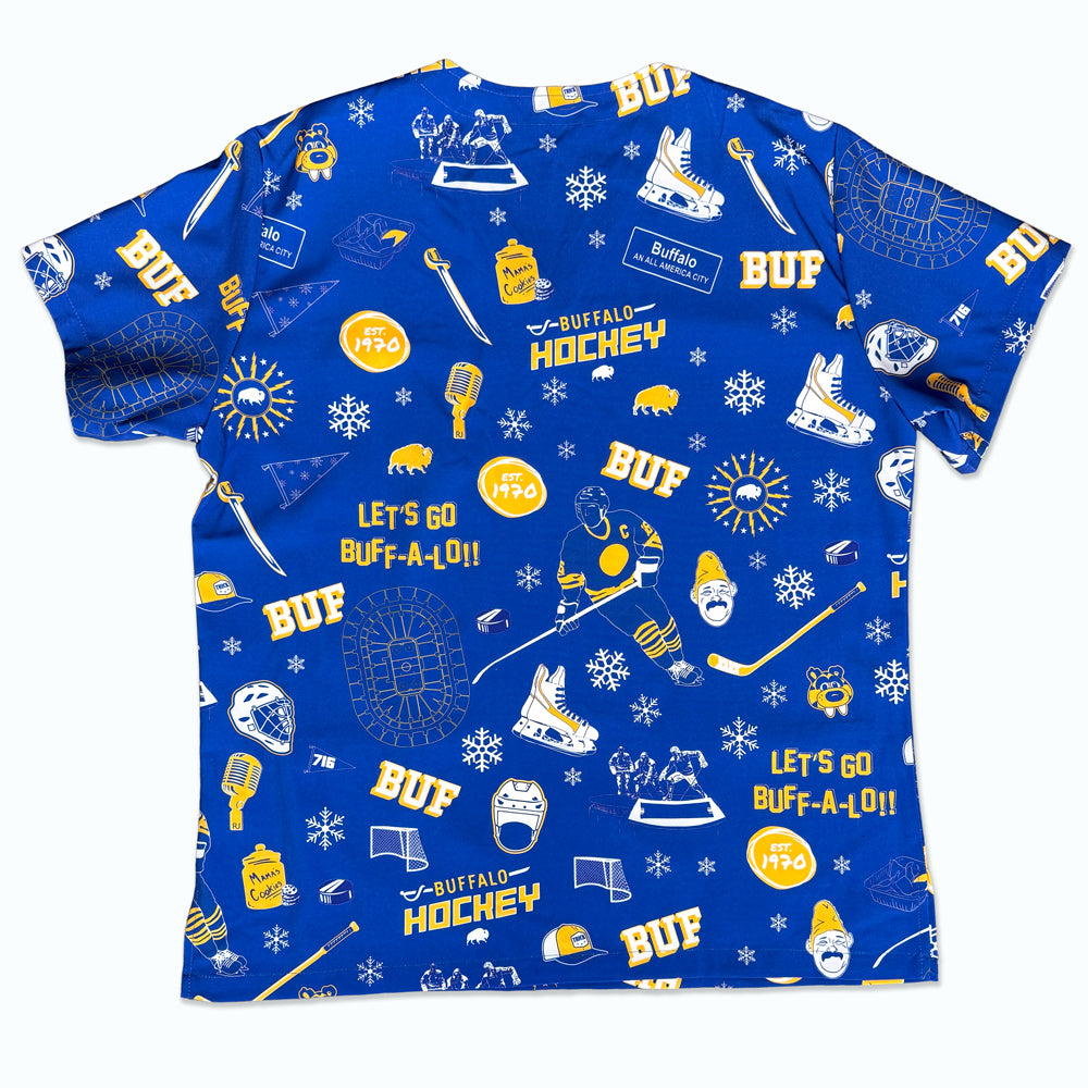 NEW - Hockey Spirit - Unisex Scrub Top