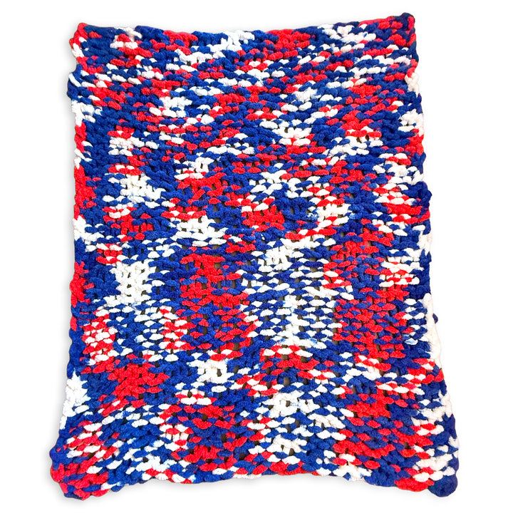 Buffalo Football Chenille Chunky Cable Knit Blanket - 50" x 60"