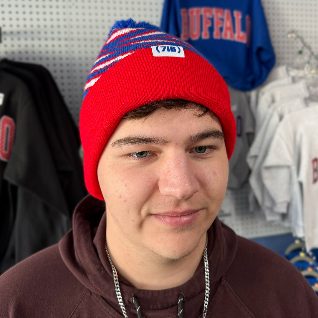 Buffalo Knit Winter Hat - Mafia Stripes