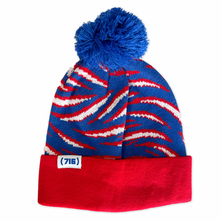 Buffalo Knit Winter Hat - Mafia Stripes