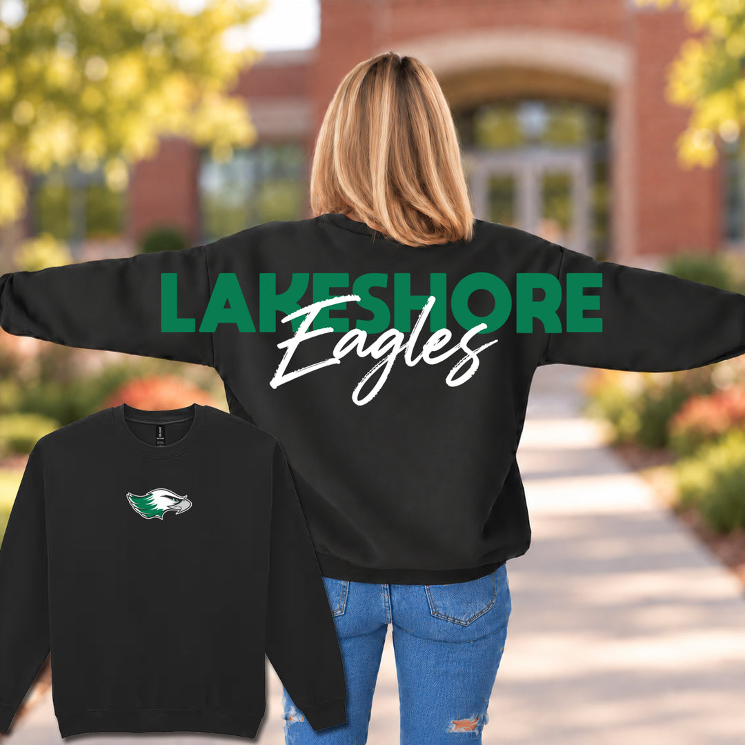 Lakeshore Eagles Wingspan - Crewneck Sweatshirt