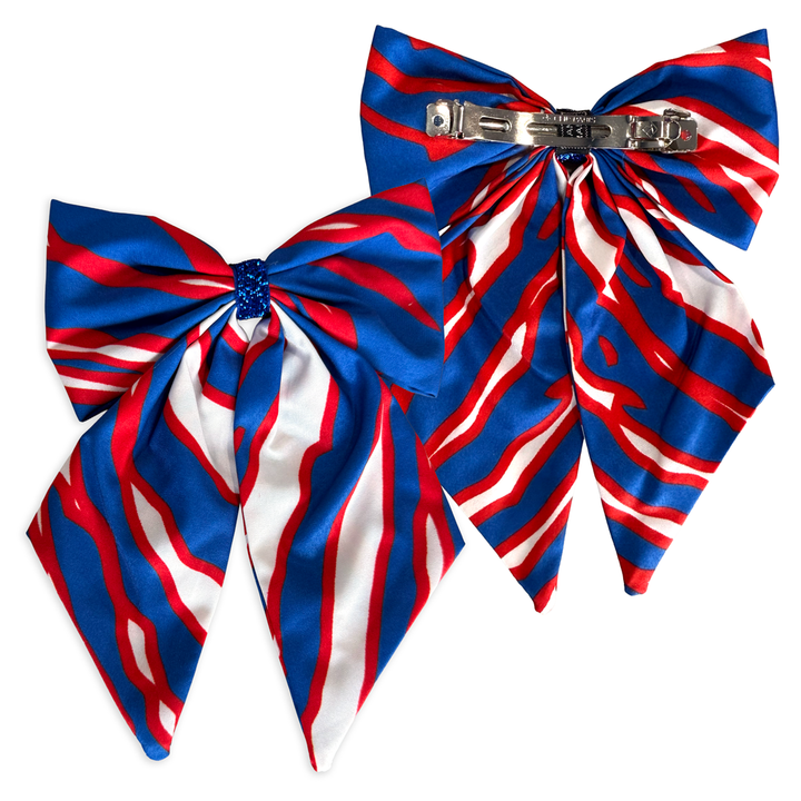 Mafia Stripes Hair Bows