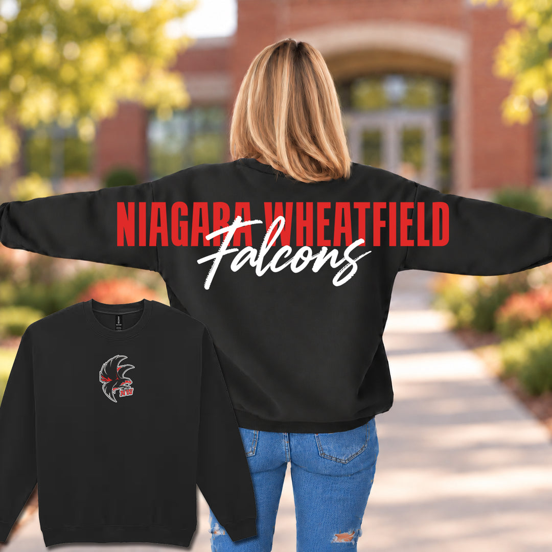 Niagara Wheatfield Falcons Wingspan - Crewneck Sweatshirt