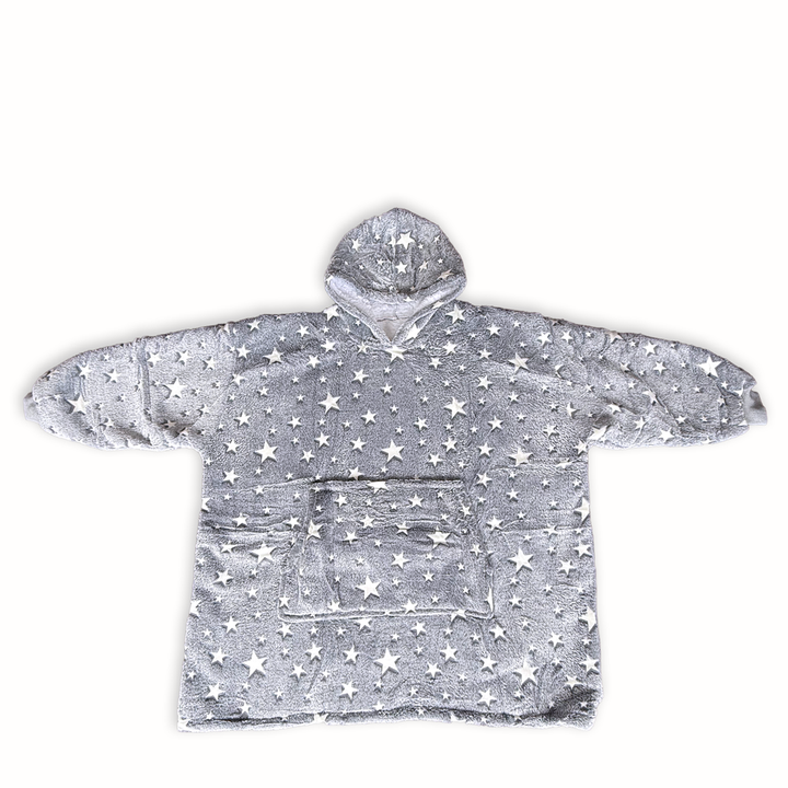 Glow in the Dark Oversized Sherpa Hoodie - YOUTH